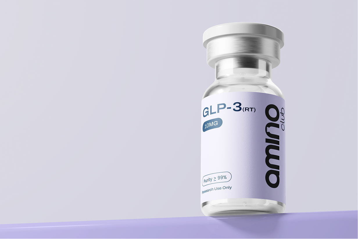 Research peptide vials